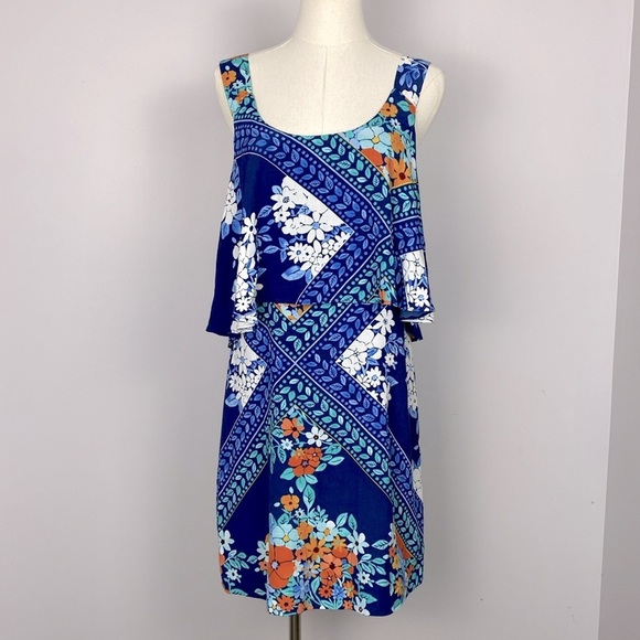Maeve Tisana Blue Floral Dress size 8 - Picture 3 of 13